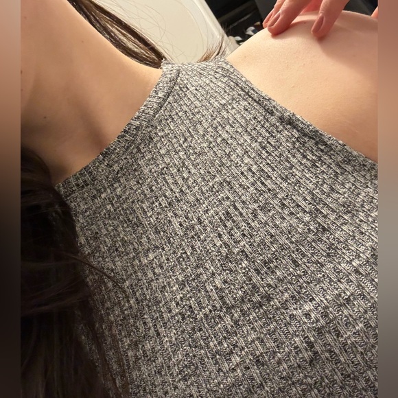 Atmosphere gray mini dress- mint condition - Picture 3 of 4